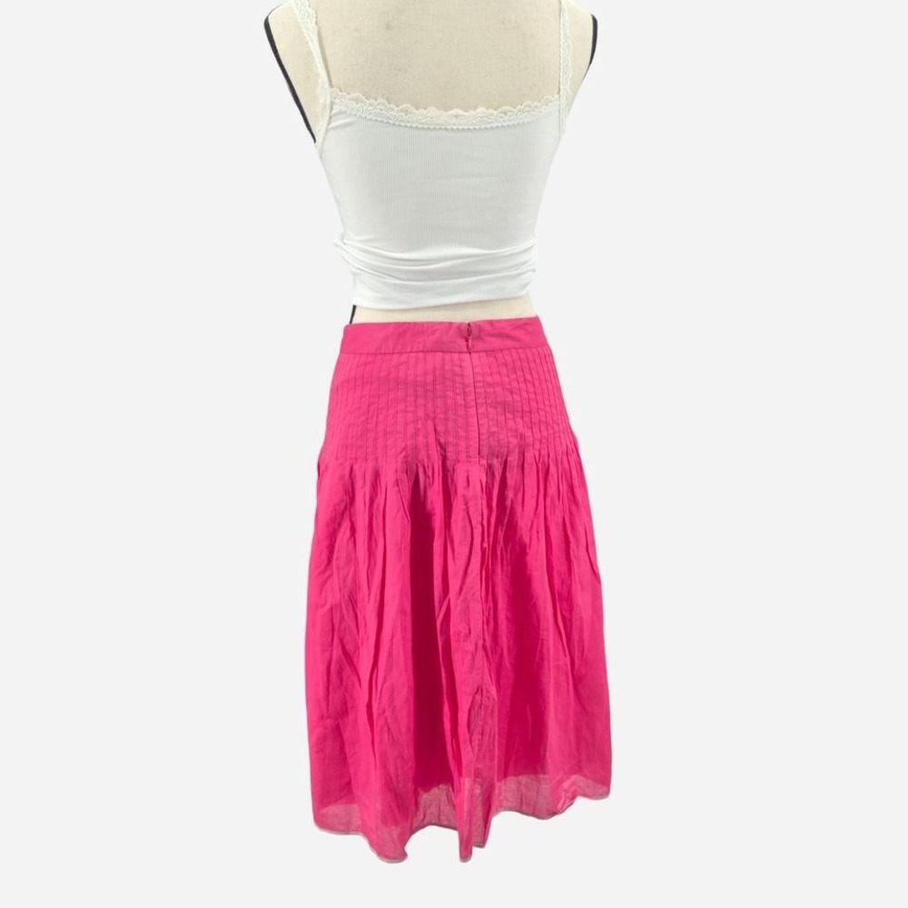 Y2K‎ Jcrew Pink Cotton midi skirt - Picture 4 of 4